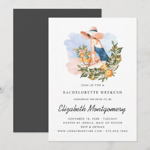 Invitation Week-end de célibataire de destination   Verger d'