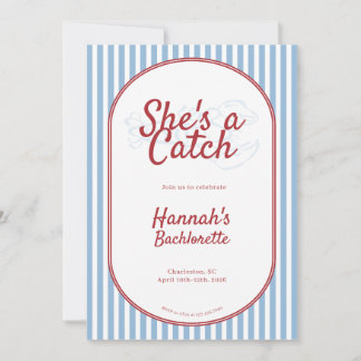 Invitation Week-end de célibataire She's a Catch