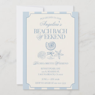 Invitation Week-end de célibataire sur la plage Bach Itinérai