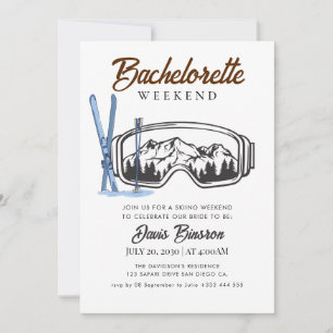 Invitation week-end d'enterrement de vie de jeune fille en aq