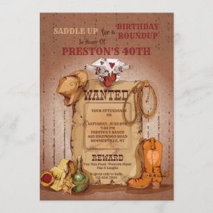 Invitation Western Recherché Poster