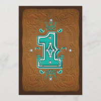 Western Rustic Brown & Turquoise 1 Une 1ère Partie