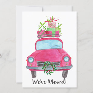 Invitation We've Moved Christmas