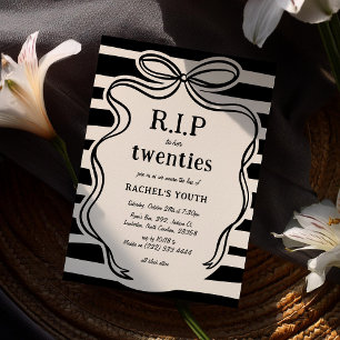 Invitation Whimiscal R.I.P à ses 20 ans 30e anniversaire