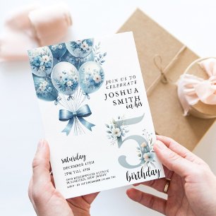 Invitation Whimsical 5th Boys Anniversaire