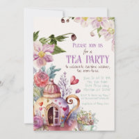 Whimsical Garden Fairytale Tea Party Douche