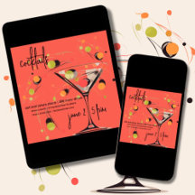 Whimsical Mid Century Moderne Cocktail Hour