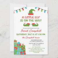 Whimsical Retro Little Elf sur le chemin Baby show