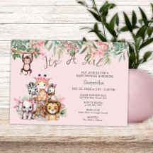 Whimsical Safari Jungle C'est un Baby shower de fi