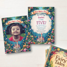 Whimsical Woodland Castle Fairytale Anniversaire d