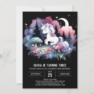 Invitation Whimsy Digital Horse Anniversaire