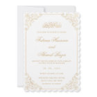 White Gold Nikah Mariage musulman islamique