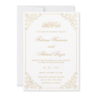 White Gold Nikah Mariage musulman islamique