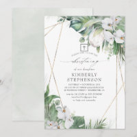 White King Protea et Orchidées Tropical Christenin