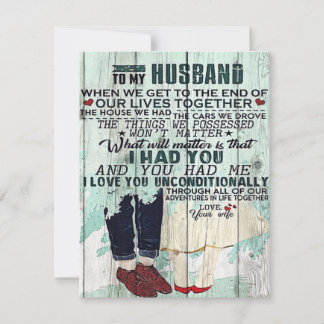 Invitation Wife To My Husband Gift | To Husband Letter |