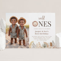 Wild Ones Twins Feuilles neutres - Photo Anniversa