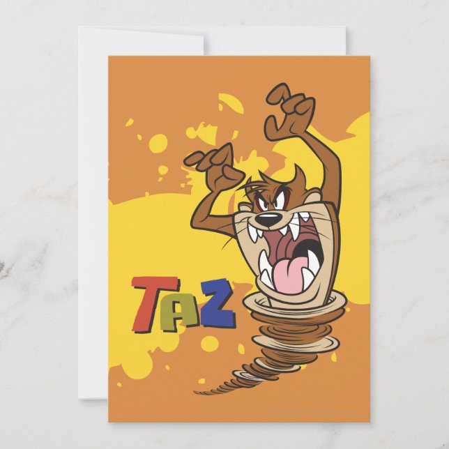 Invitation Wild TAZ™ (Devant)