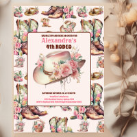 Wild West Cowgirl Pays Western Anniversaire Party