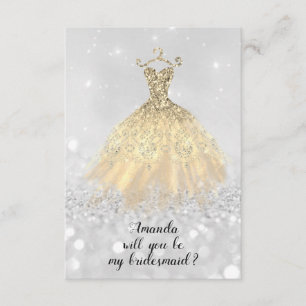 Invitation Will Bridesmaid Parties scintillant Diamond Robe P