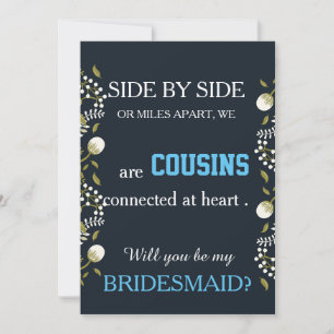 Invitation Will you be my bridesmaid?