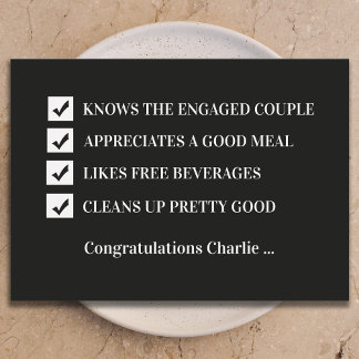 Invitation Will You Be My Groomsman Funny Digital Card