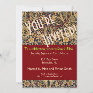 Invitation William Morris Bullerswood Tapisserie Faux
