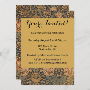 Invitation William Morris Honeysuckle Rich Wallpaper