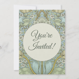 Invitation William Morris Spring Thicket : Floral antique