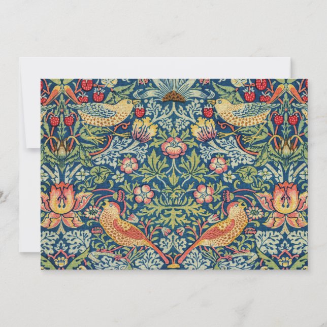 Invitation William Morris - Thief aux fraises (Devant)