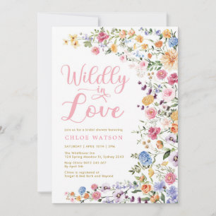 Invitation Willy in Love Fleur sauvage Garden Fête des mariée