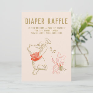Invitation Winnie le Baby shower d'hiver de Pooh et Pals