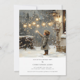 Invitation Winter Boy 1er anniversaire