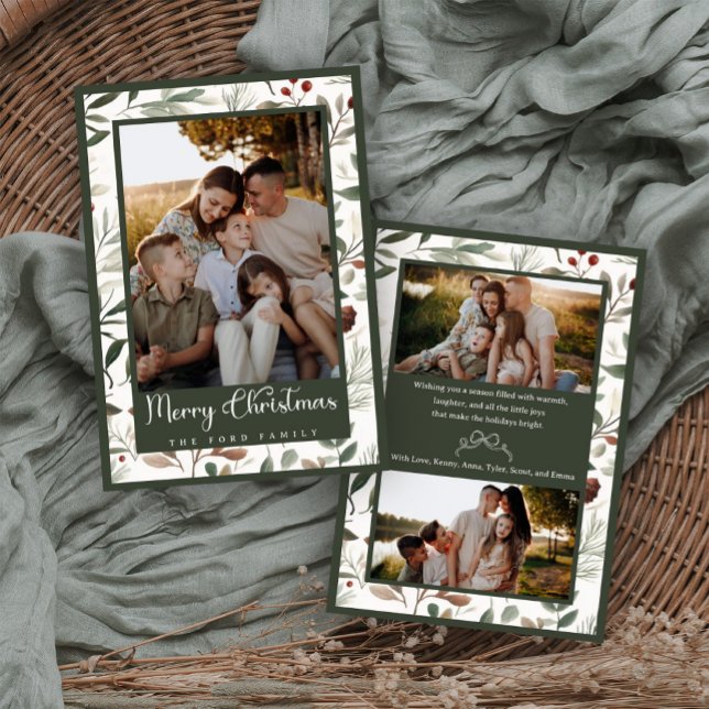 Invitation Winter Fresh Christmas Card (Créateur téléchargé)