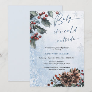 Invitation Winter Wonderland Baby shower