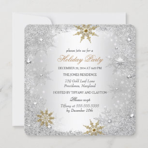 Invitation Winter Wonderland Noël Fête de Noël 2