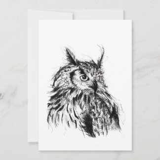 Invitation Wisdom Owl
