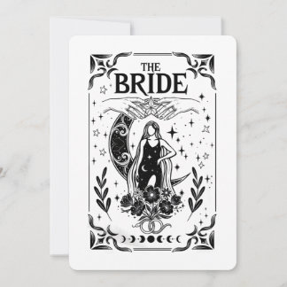Invitation Witchy Bachelorette Bride Coven Gothic Wedding