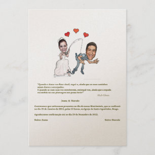 Invitation with Caricature
