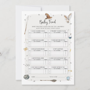 Invitation Wizard Baby shower Baby Trivia Jeu