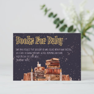 Invitation Wizard Magic Night Baby showers Livres Pour Baby C