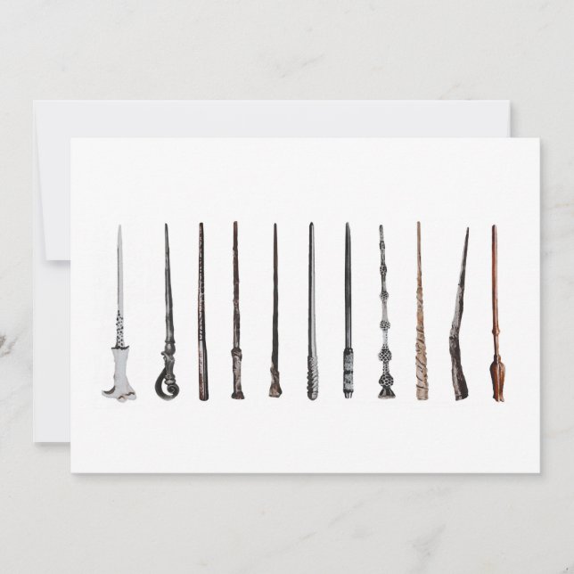 Invitation Wizard Wands (Devant)