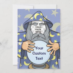 Invitation Wizard with your face