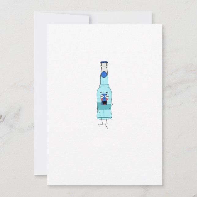Invitation WKD bleue, boisson, mignon (Devant)