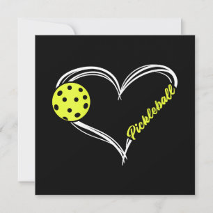 Invitation Womens Love Pickleball - mignon match de picklebal