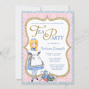 Invitation Wonderland Tea Party