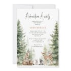 Woodland Animals Adventure Await Baby shower