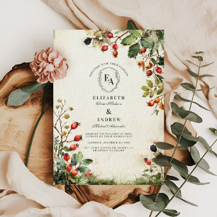 Invitation Woodland Forry Mariage
