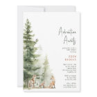 Woodland Fox Adventure Await Baby shower