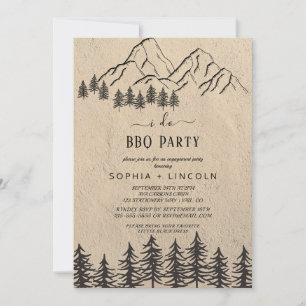 Invitation Woodland Mountain "I Do" BBQ
