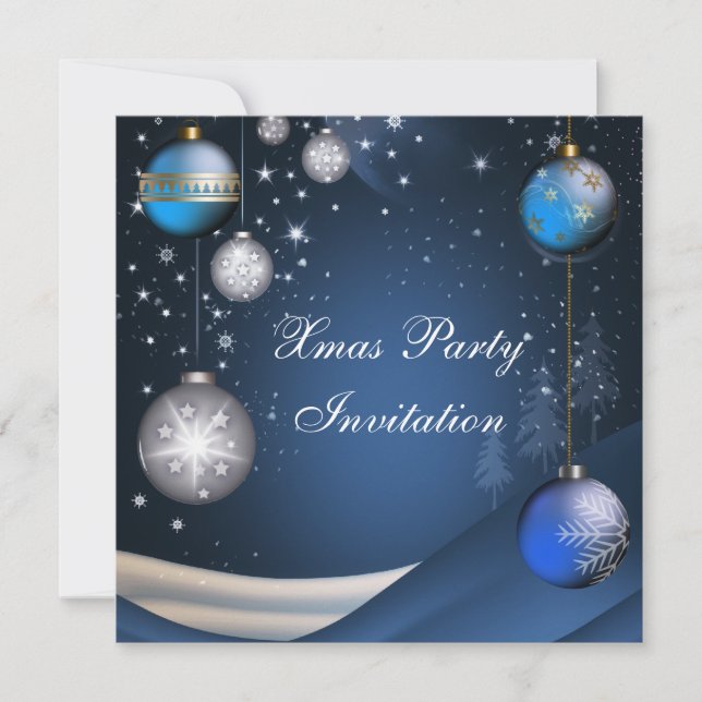 Invitation Xmas Christmas Party (Front)